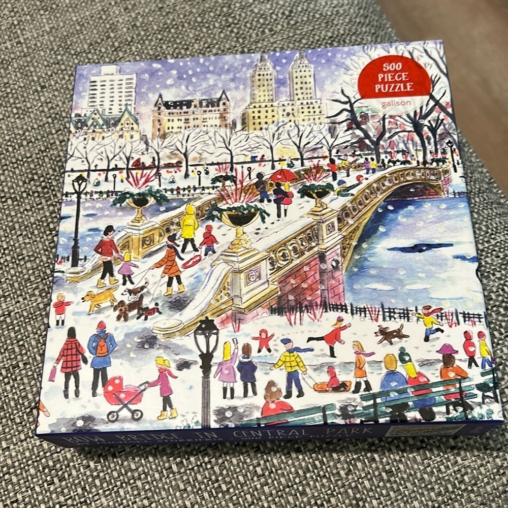 NEW Michael Storrings Bow Bridge in Central Park - 500 piece puzzle​
